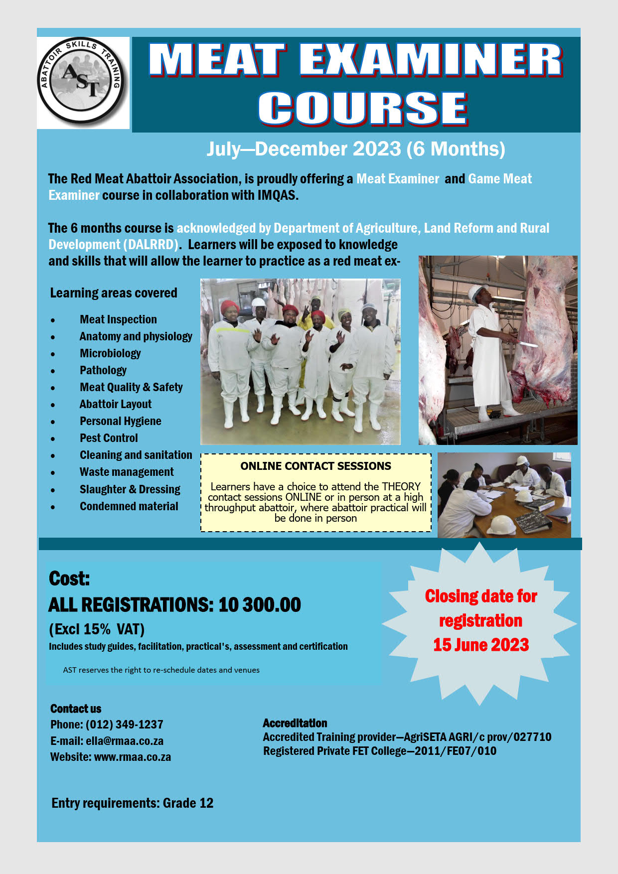 Training Red Meat Abattoir AssociationRed Meat Abattoir Association