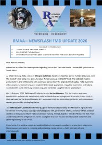 Newsflash FMD Update 2026