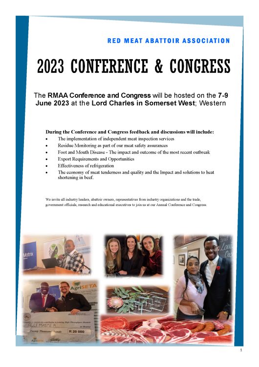 Notice RMAA Conference 2023
